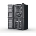 Whirlpool WQ9I FO2BX EF side by side ledusskapis Brīvi novietots 592 L E Melns