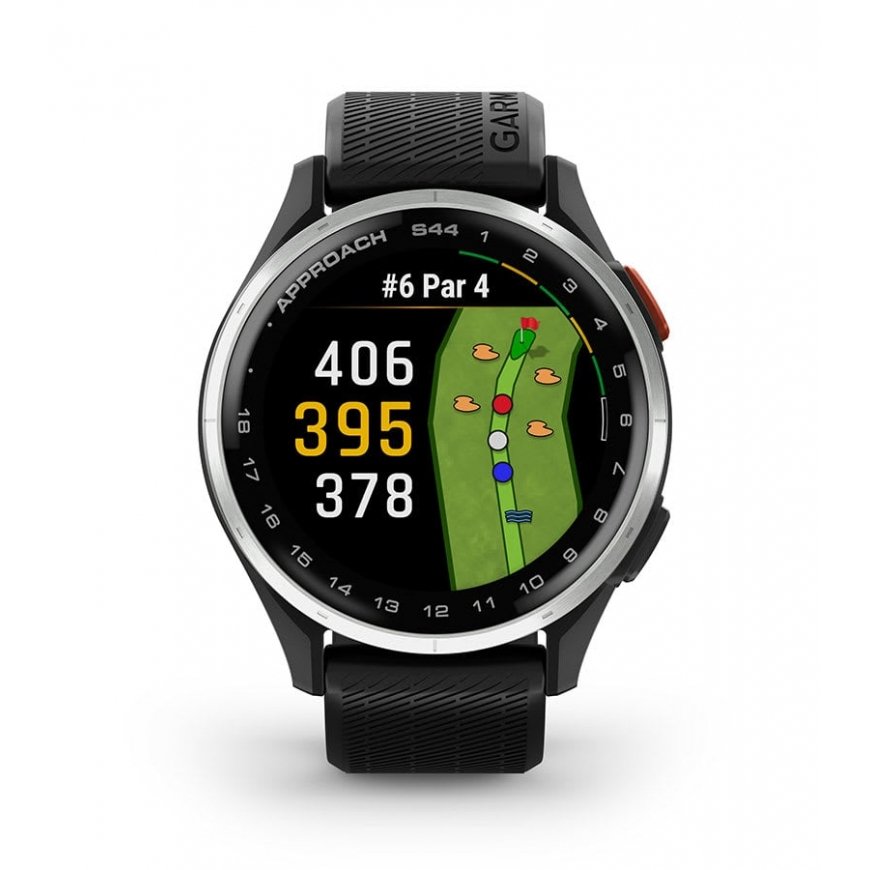 Garmin Approach S44 3.05 cm (1.2") 43 mm Digital 390 x 390 pixels Touchscreen Titanium GPS (satellit