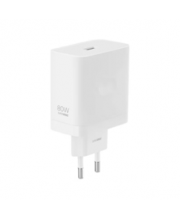 Realme 80W USB-A SuperVooc adapter baltas