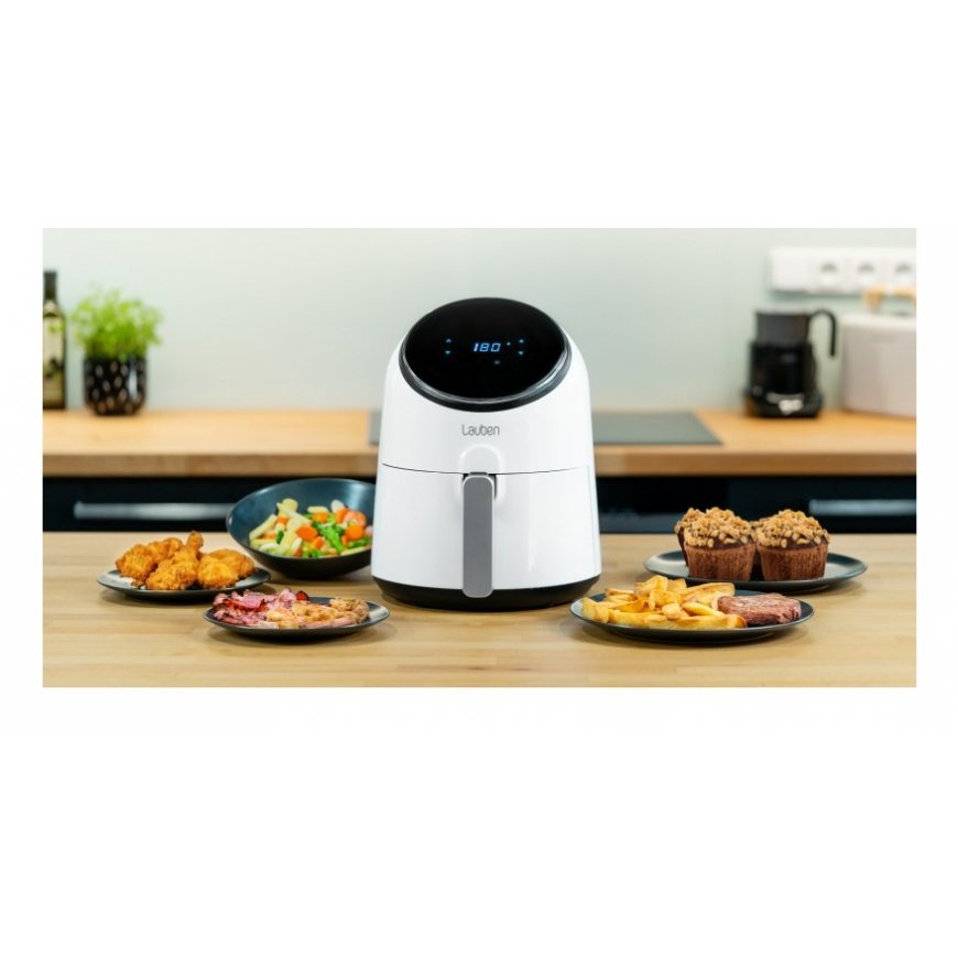 Lauben LBNHAF2500WT taukvāres katls Viens 2,5 L 1300 W Karstā gaisa fritētājs Balts – 2