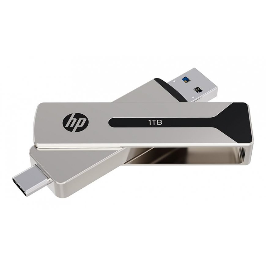 PNY 911 Pro USB flash drive 1 TB USB Type-A / USB Type-C 3.2 Gen 2 (3.1 Gen 2) Silver