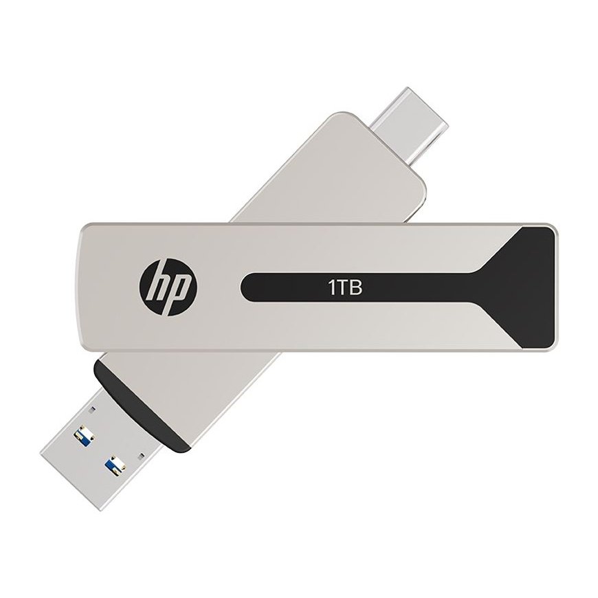 PNY 911 Pro USB-välkmälu 1 TB USB Type-A / USB Type-C 3.2 Gen 2 (3.1 Gen 2) Hõbe – 5