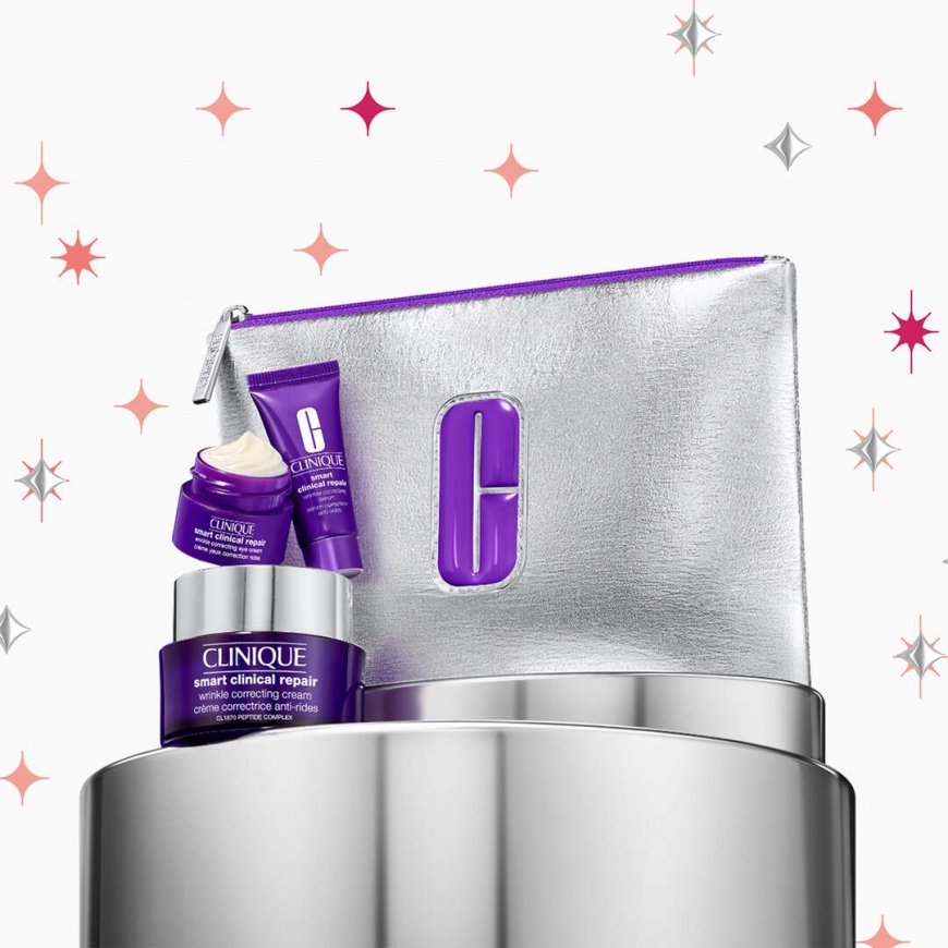 Clinique SMART CLINICAL REPAIR ANTI-WRINKLE KREMŲ RINKINYS, 4 VNT.