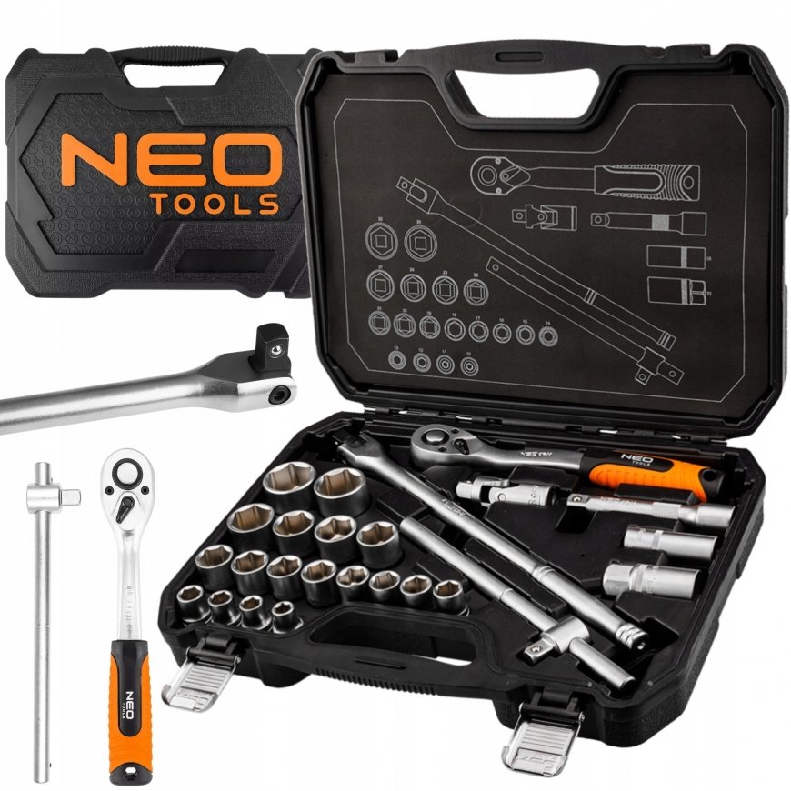 Neo Tools 1/2" uzgalvju atslēgu komplekts
