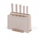 Maestro MR-1412-BEIGE Knife set with block + Cutting board set Beige