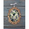 Beldizart Cross Stitch on Wooden Base "Miniature. Blueberry Forest" 14x10 cm SO-143 Beldizart Cross Stitch on Wooden Base "Miniature. Blueberry Forest" 14x10 cm SO-143