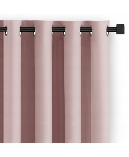CLASSIC RESTILO curtain CARLI color: pink, solid, classic, with silver eyelets, material: oxford textile, 140x250.