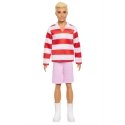 Barbie Fashionistas Ken Doll 241 in Red Striped Top and Pink Shorts with White Sneakers, Blonde Barbie Fashionistas Ken Doll 241 in Red Striped Top and Pink Shorts with White Sneakers, Blonde