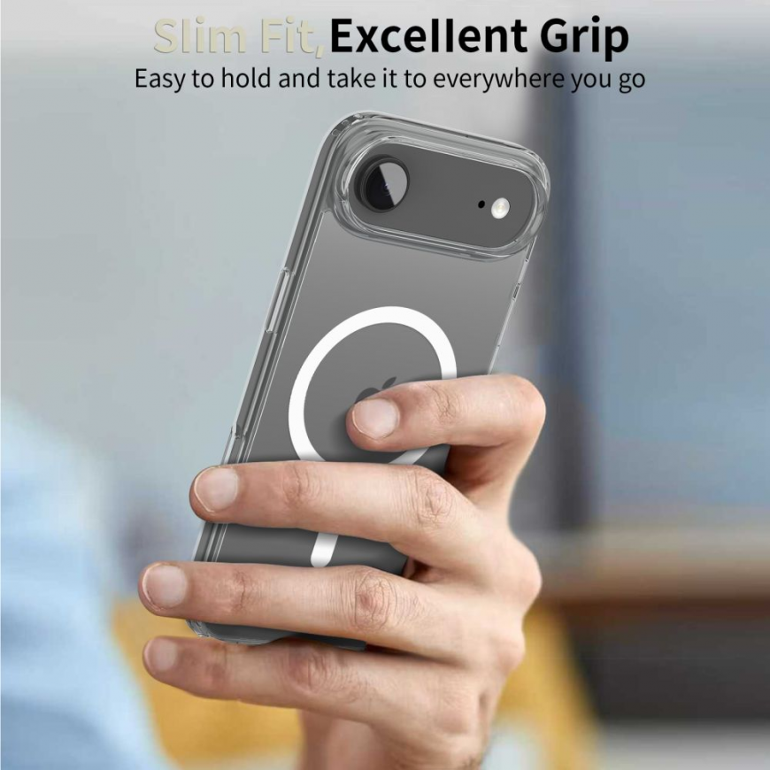 TECH-PROTECT FLEXAIR HYBRID MAGSAFE IPHONE 17 AIR CLEAR – 4