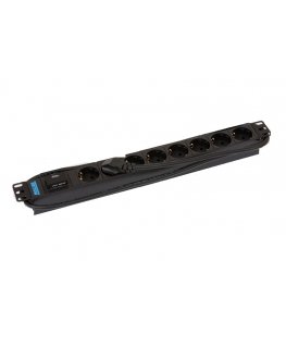 Triton RAB-PD-X08-A1 surge protector Black 8 AC outlet(s) 230 V 2 m