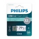 Philips Click USB flash drive 32 GB USB Type-C 3.2 Gen 1 (3.1 Gen 1) Transparent, White