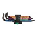 Wera 950 Spkl9 Hex-plus Hex Key Set Набор шестигранных ключей L-образной формы Метрический/имперский Wera 950 Spkl9 Hex-plus Hex Key Set Набор шестигранных ключей L-образной формы Метрический/имперский