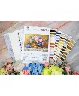 Luca S Cross Stitch Kit. "Golden Blossom" 48x33cm SB723