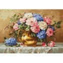 Luca S Cross Stitch Kit. "Golden Blossom" 48x33cm SB723 Luca S Cross Stitch Kit. "Golden Blossom" 48x33cm SB723