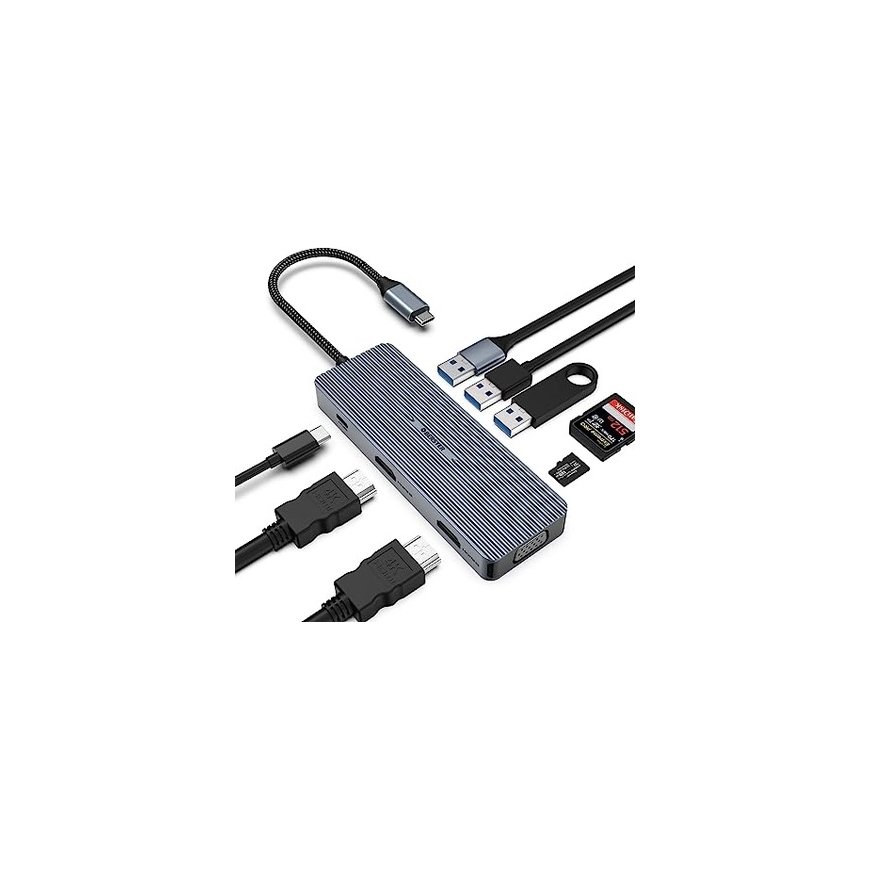 Accura USB-C 3w1 | 1x USB-C PD 100W | 1x USB 3.0 | 1x HDMI