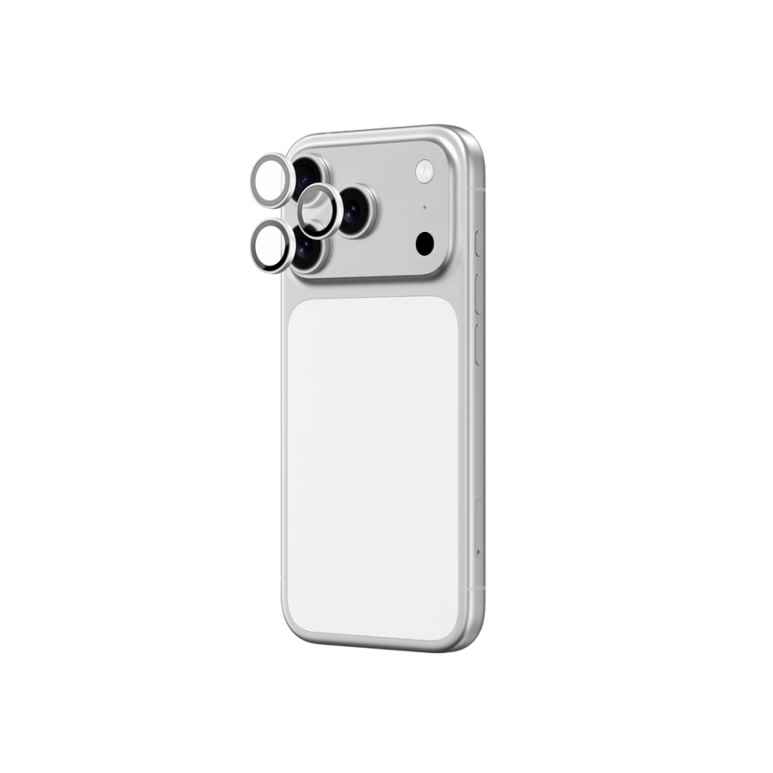 AmazingThing Lens Glass for iPhone 17 Pro | Pro Max with Silver – 3