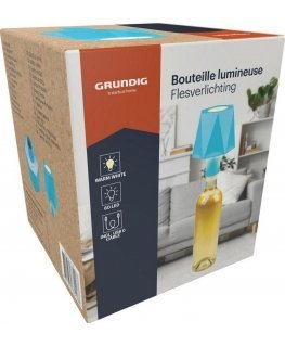 Lubinis šviestuvas GRUNDIG, 60 LED, piezina, zils.