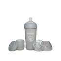 Twistshake anti-colic pullo Pro Double 330ml harmaa 79042 Twistshake anti-colic pullo Pro Double 330ml harmaa 79042
