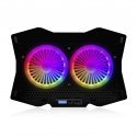 Modecom MC-CF18 RGB jahutusalus sülearvutile 45,7 cm (18") 1200 RPM Must