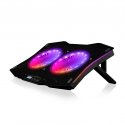 Modecom MC-CF18 RGB jahutusalus sülearvutile 45,7 cm (18") 1200 RPM Must