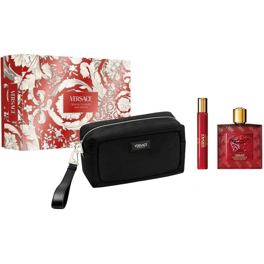 Versace Eros Flame EDP Purškiklis 100ml Rinkinys 3 Vienetai – 2