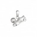 Evolution Group Silver Pendant Soccer Player with Ball 64014 Evolution Group Silver Pendant Soccer Player with Ball 64014