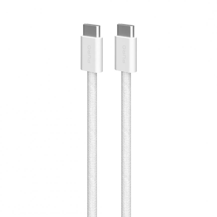 PURO PUCCCFABK415MTWHI USB кабель USB 2.0 1,5 m USB C Белый