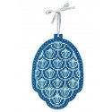 Beldizart Cross Stitch Embroidery Kit "New Year's Ornament: Winter Pine Cone" 14x10 cm ST-1086