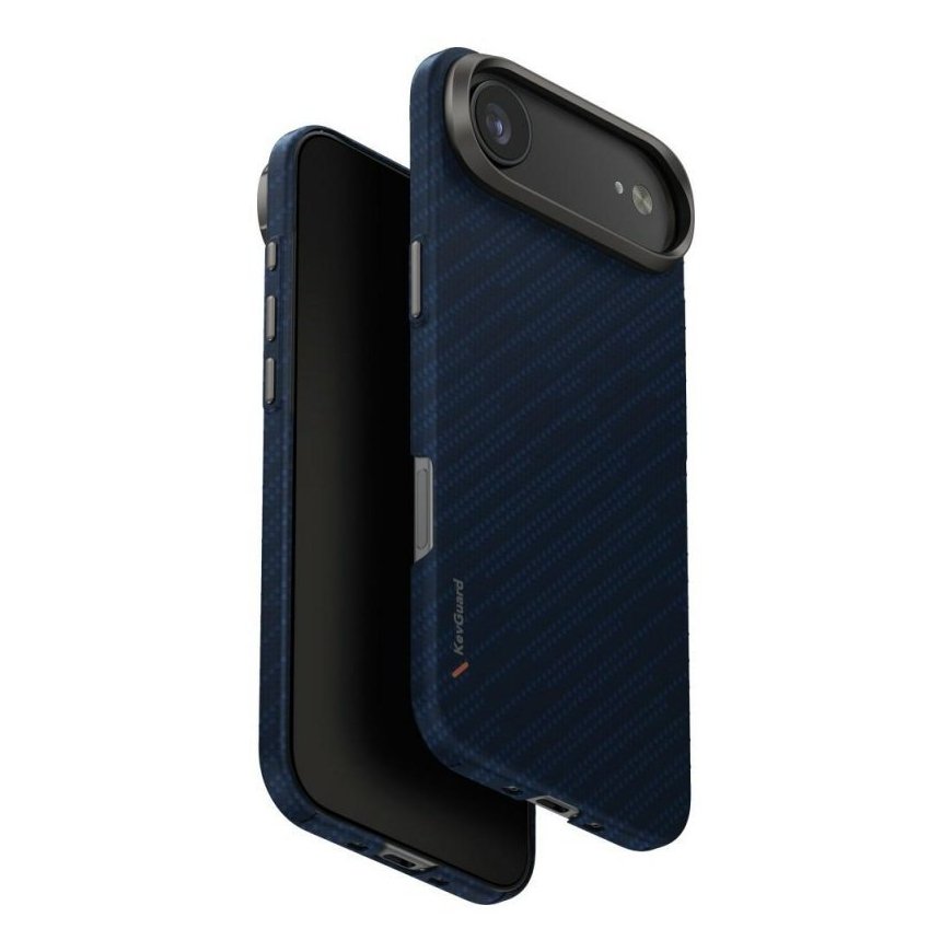 UNIQ Keva EDGE Case for iPhone Air Magclick Charging Blue