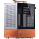Jonsbo T7 kompiuterio dėžutė, Midi-Tower, mATX, grūdintas stiklas - sidabrinė Jonsbo T7 kompiuterio dėžutė, Midi-Tower, mATX, grūdintas stiklas - sidabrinė