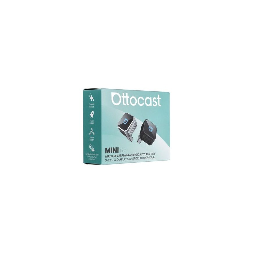 Autoadapteri OTTOCAST Mirrortouch CA450-T musta