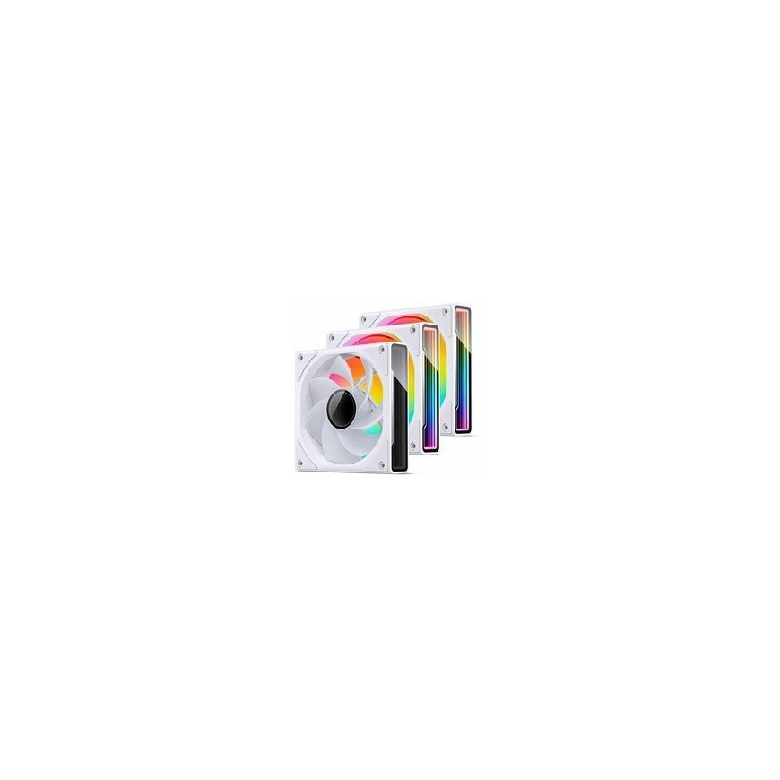 Jonsbo HF2-120 Fan, Reverse Blade, PWM, ARGB - 120mm, white