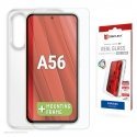 Displex Screen Protector + Case for Samsung Galaxy A56, Eco Mounting Frame, scratch resistant Displex Screen Protector + Case for Samsung Galaxy A56, Eco Mounting Frame, scratch resistant
