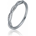 Brilio Silver Ciets sudabīgs gredzens RI065W