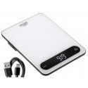 Adler AD 3177 valge mustköögi kaal 10 kg | USB-C laadimine | täpsus 1 g Adler AD 3177 valge mustköögi kaal 10 kg | USB-C laadimine | täpsus 1 g