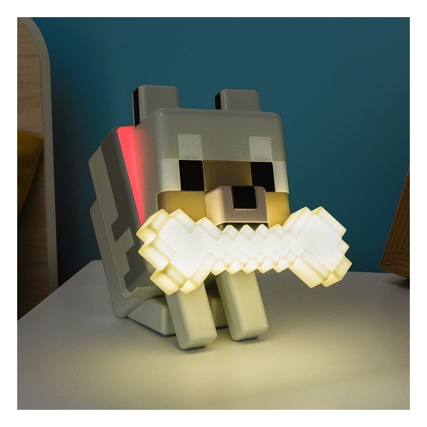 Paladone Minecraft Wolf GloBuddies lampa |