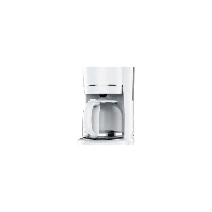 Espresso Drip Coffee Maker Adler AD 4383 White for Ground Coffee 1.5L