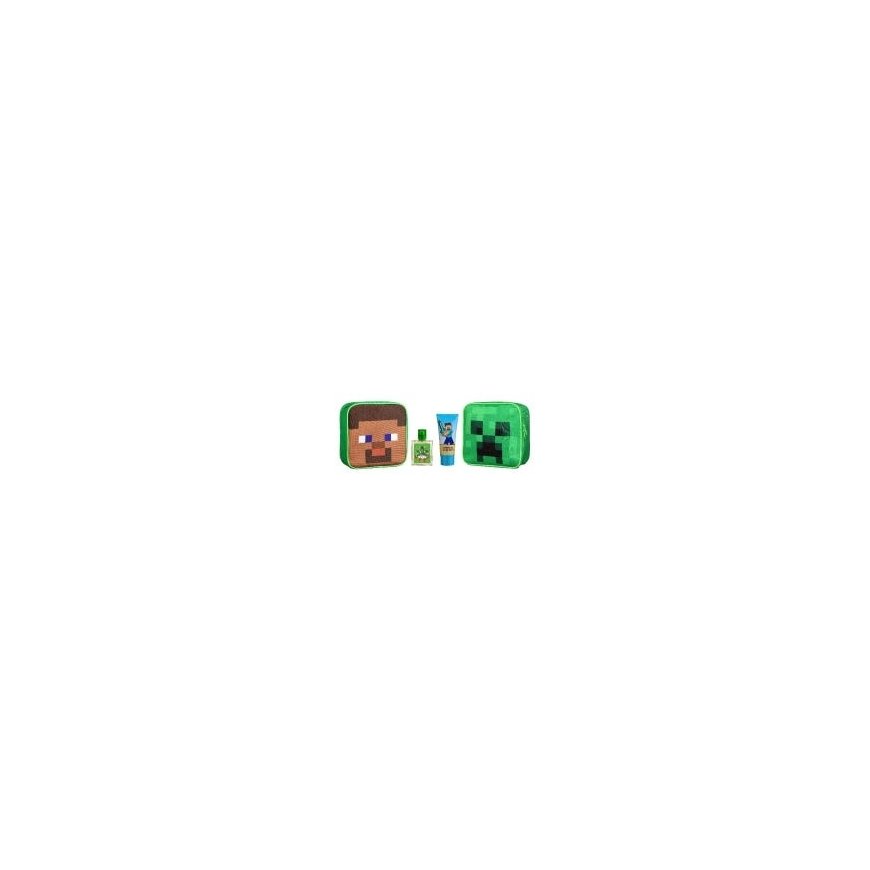 Cartoon Minecraft Eau De Toilette Spray 50ml Set 3 Pieces