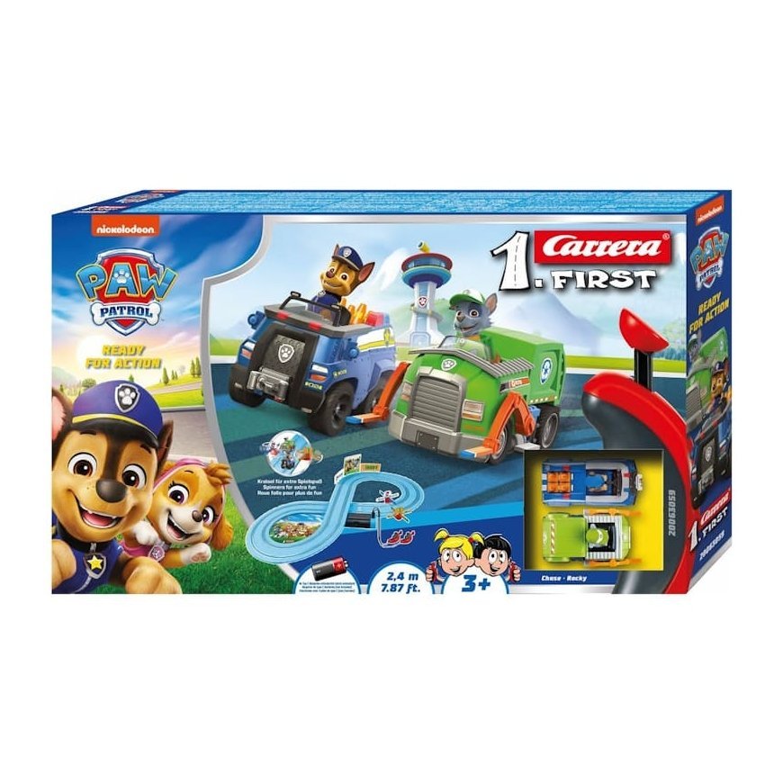 Carrera First 20063059 Paw Patrol - Valmis tegutsema 2,4m – 2