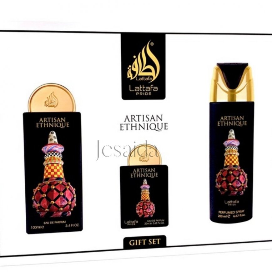 Lattafa Artisan Ethnique EDP 100ml + EDP 20ml + Dezodorants 200ml