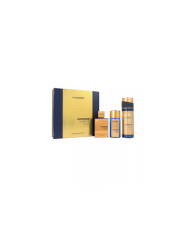 Al Haramain Amber Oud Bleu Edition komplekt: 75ml EDP pihusti + 30ml EDP pihusti + 200ml deodorant