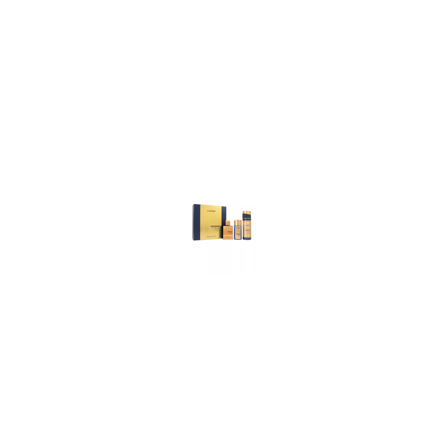 Al Haramain Amber Oud Bleu Edition komplekt: 75ml EDP pihusti + 30ml EDP pihusti + 200ml deodorant