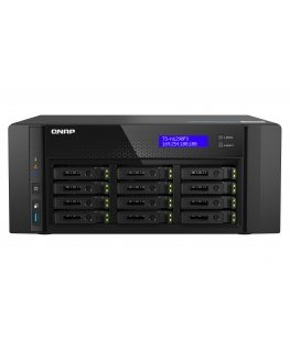 QNAP TS-h1290FX NAS Tower EPYC 7232P 64 GB DDR4 0 TB QuTS hero Black