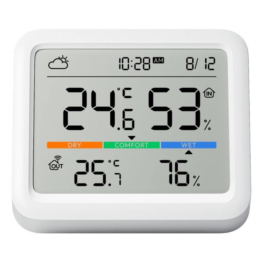 SwitchBot Meter Pro Balts LCD Baterija