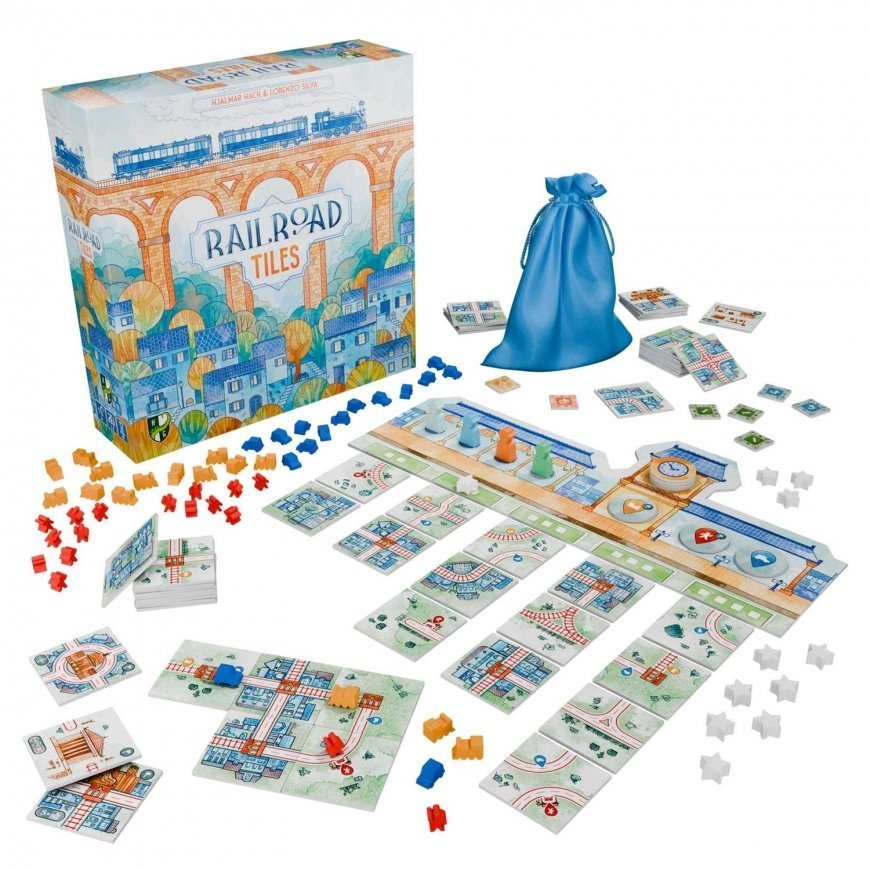 Asmodee Railroad Tiles Lautapeli – 2