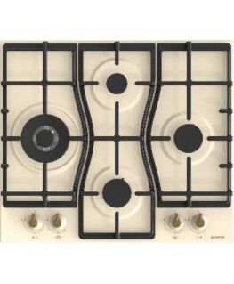 Gorenje GW6D42CLI pliidiraud Beež Sisseehitatud 60 cm Gaas 4 tsoon(id)