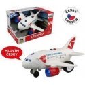 MaDe 98535 - Czech Airlines airplane with captain and stewardess announcements, gyroscope, 20 cm