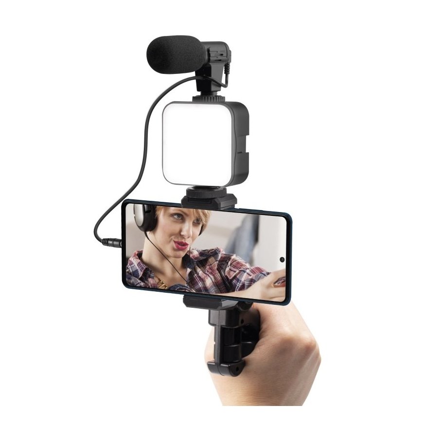 SBS TESTREAMKIT kolmijalka Matkapuhelin 3 jalkoja musta – 2
