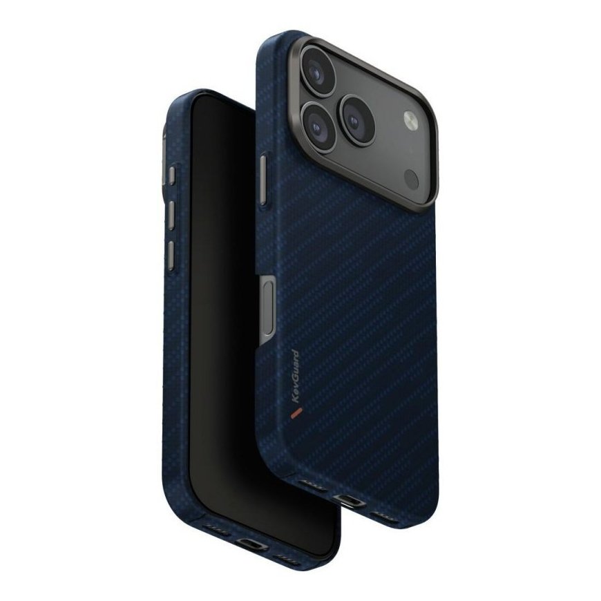 Dėklas UNIQ Keva EDGE iPhone 17 Pro Magclick Charging mėlynas – 2