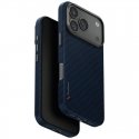 Dėklas UNIQ Keva EDGE iPhone 17 Pro Magclick Charging mėlynas Dėklas UNIQ Keva EDGE iPhone 17 Pro Magclick Charging mėlynas